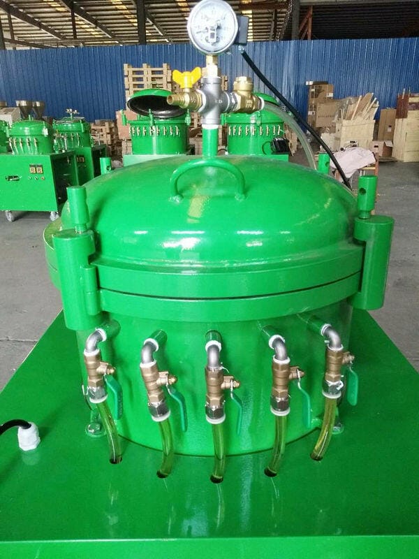 small oil filter press
